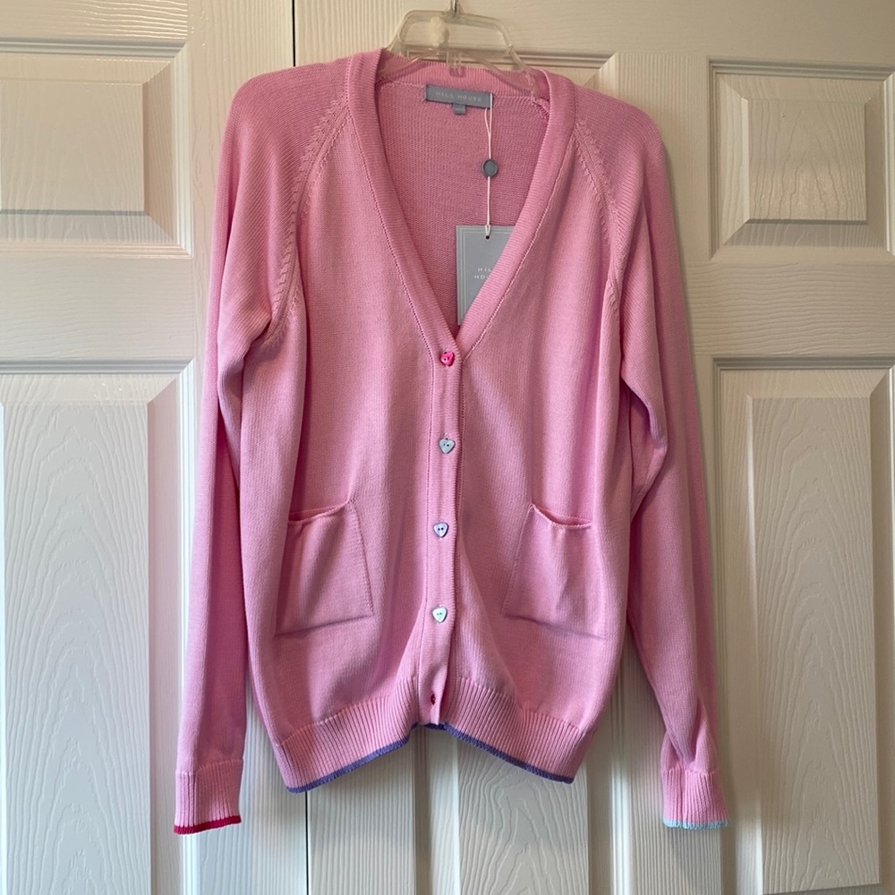 Hill House pink cardigan - XS/Small